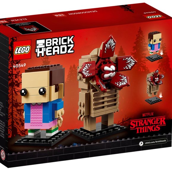 NIB Lego Brickheadz Stranger Things Demogorgon & Eleven 40549 retired set - Picture 6 of 6